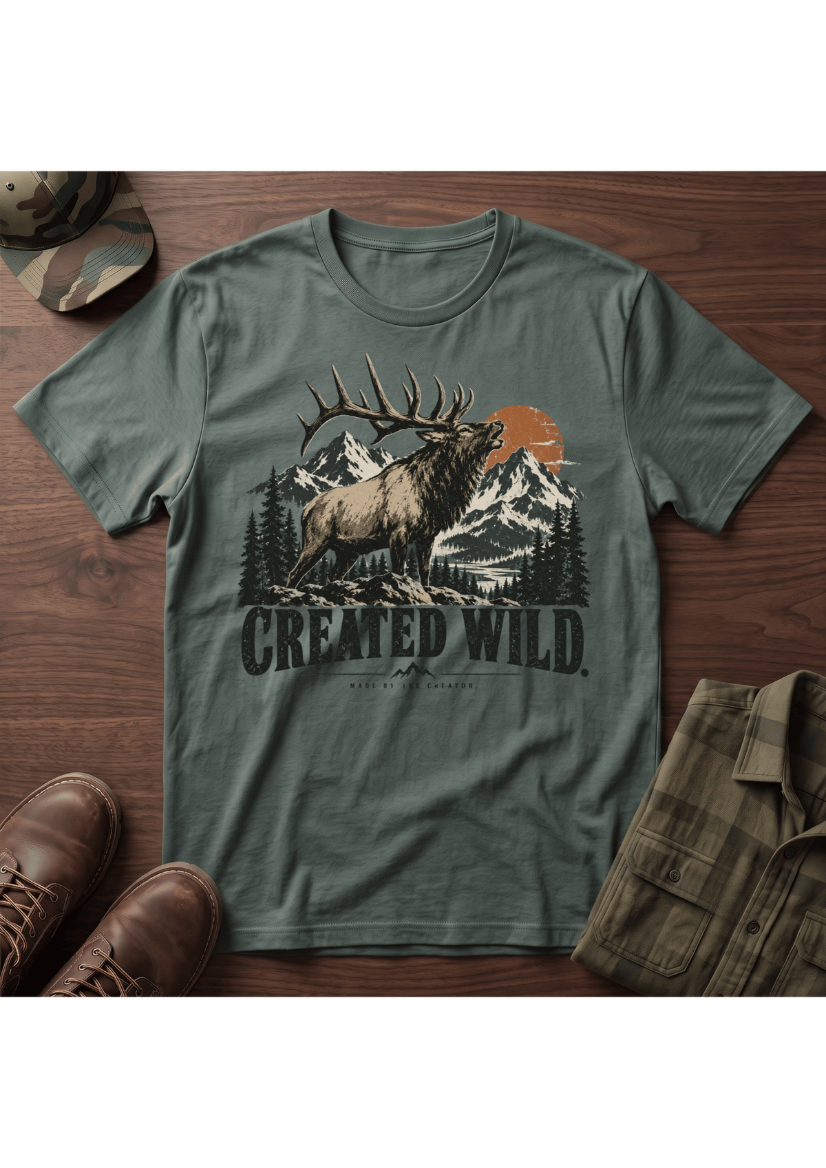 Created Wild Elk T-SHIRT