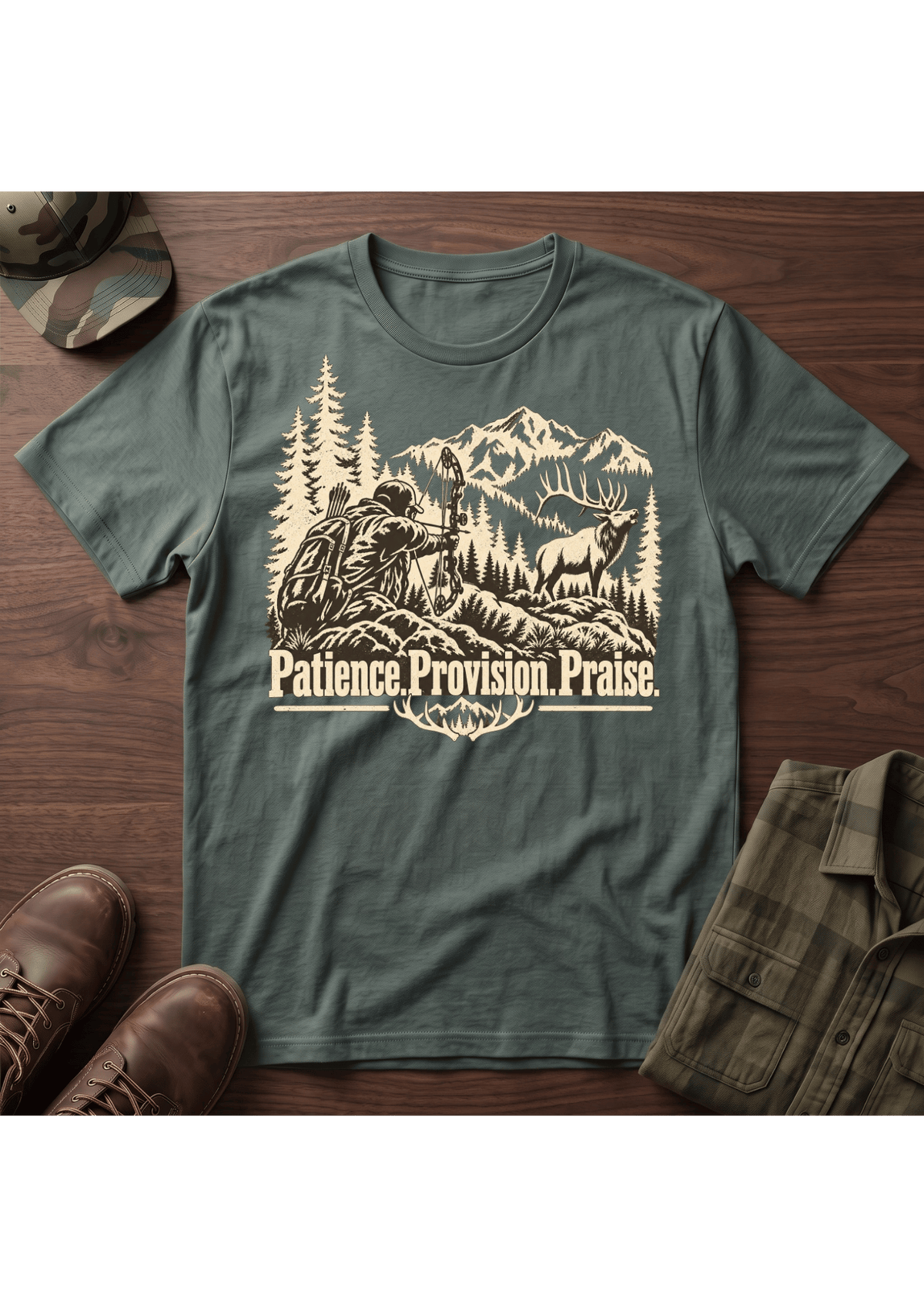 Elk Hunting P3 T-SHIRT