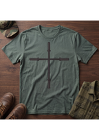 Barbell Cross T-Shirt