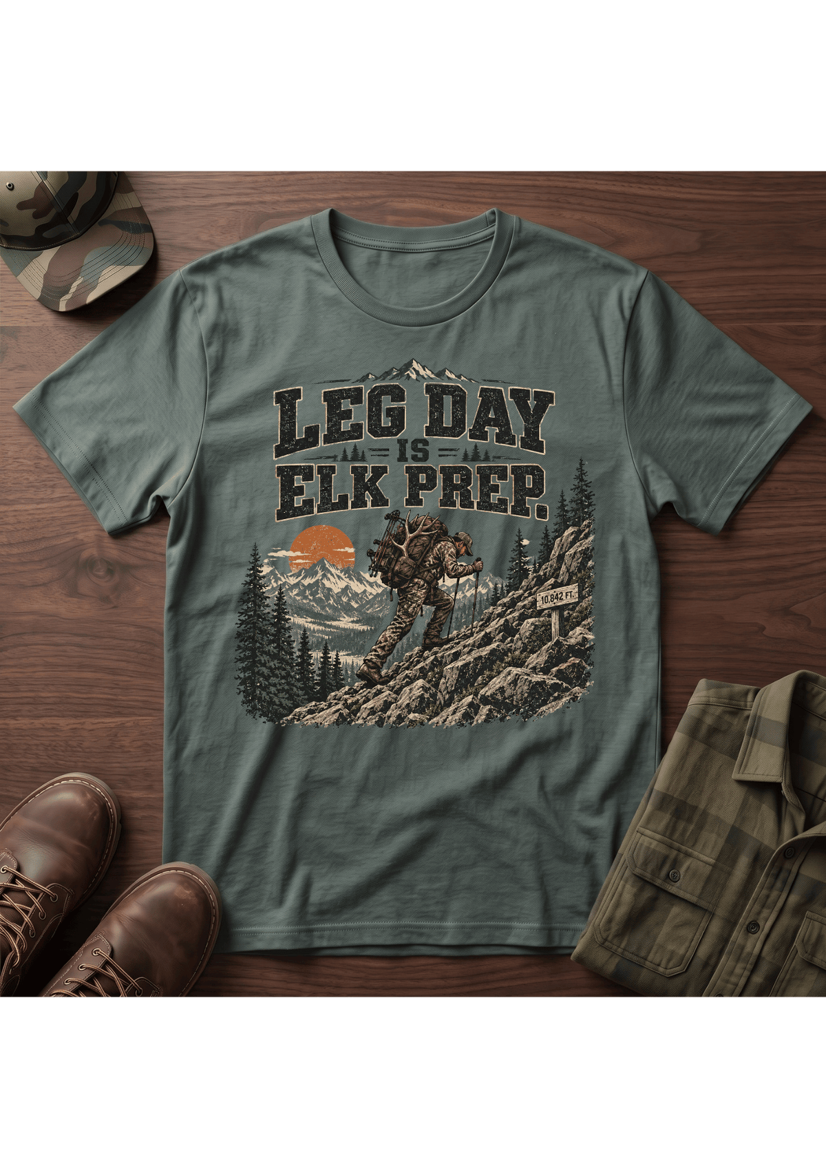 Leg Day Elk T-SHIRT