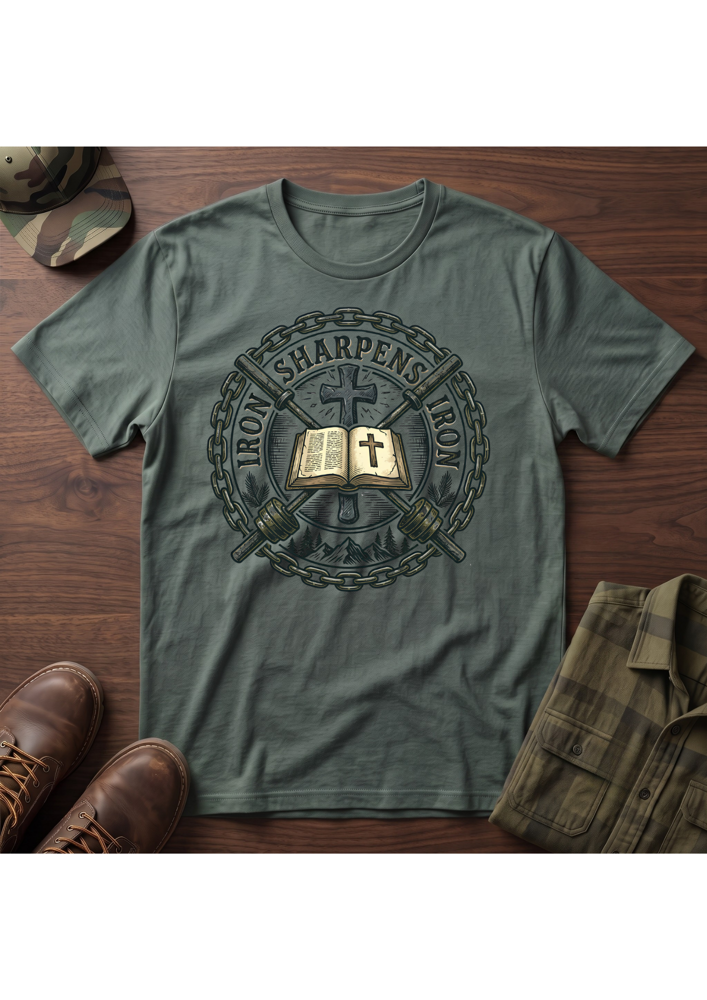 ISI Crossed Barbells T-Shirt
