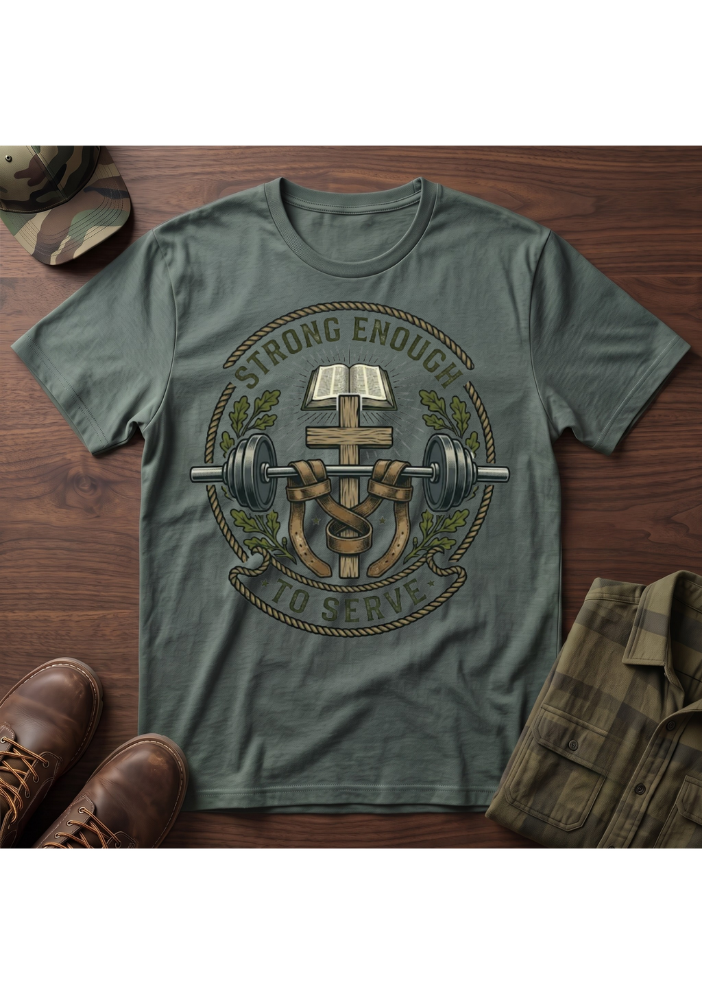 Strong Service Bible T-Shirt