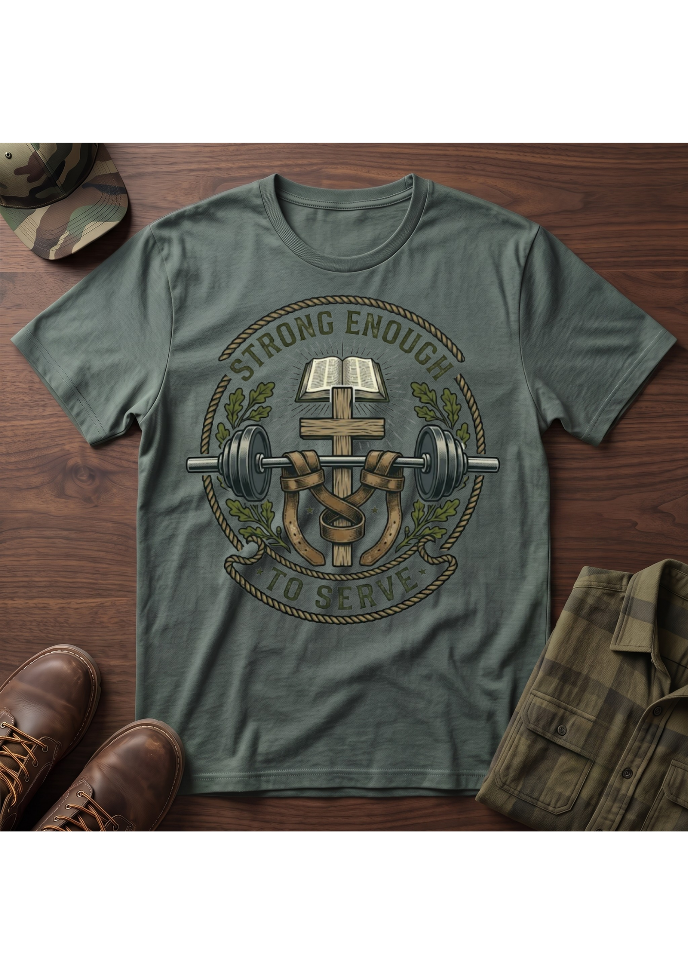 Strong Service Bible T-Shirt