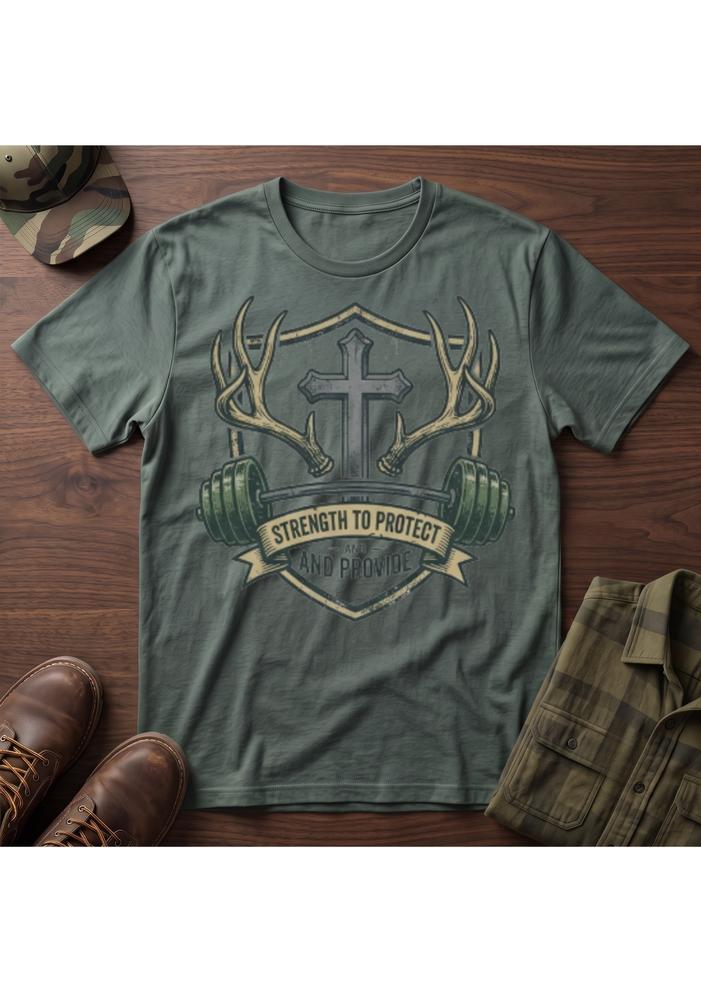 Strength Protect Provide T-Shirt