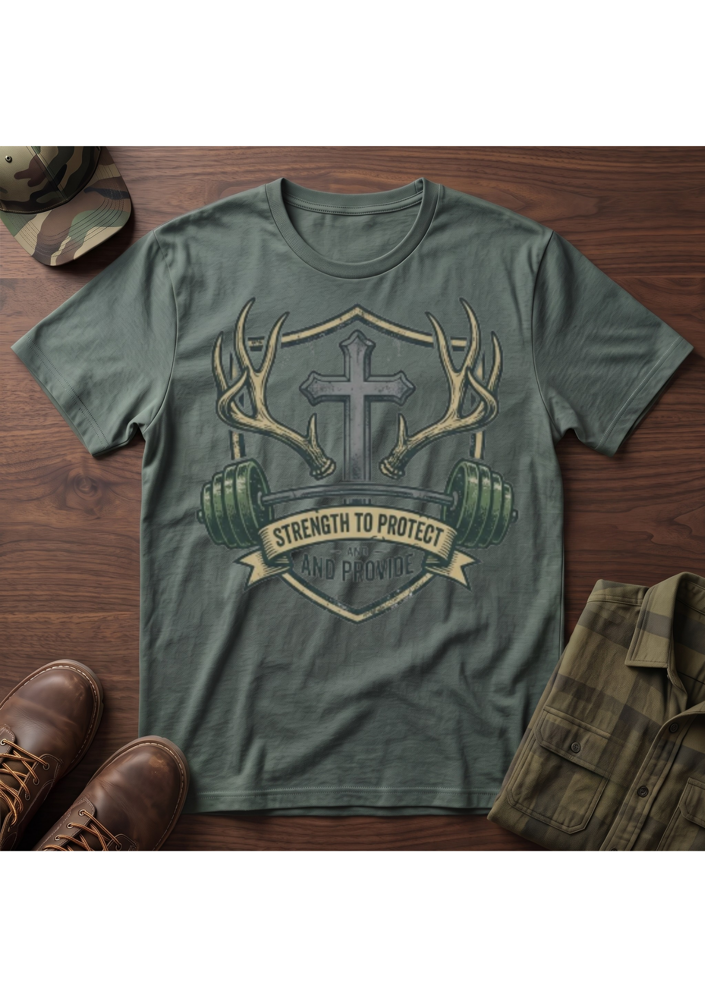Strength Protect Provide T-Shirt