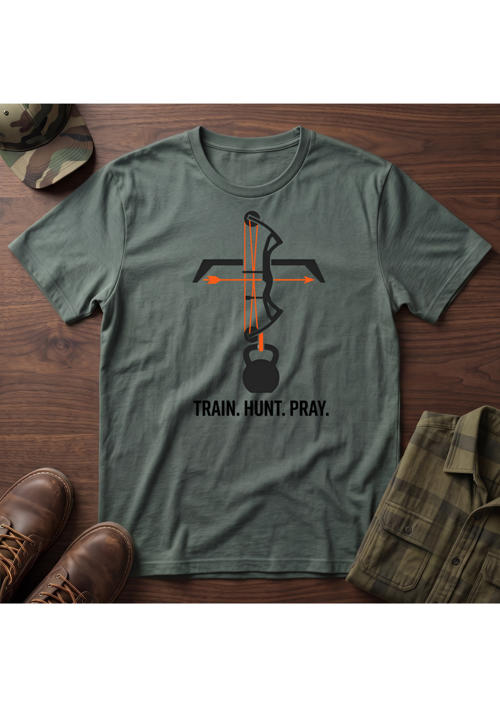 Train Hunt Pray T-Shirt