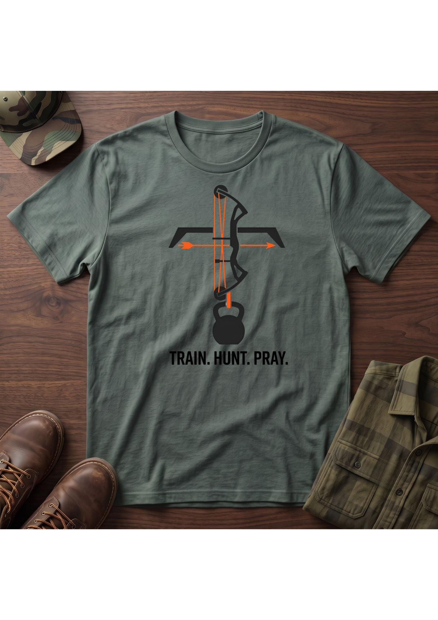 Train Hunt Pray T-Shirt
