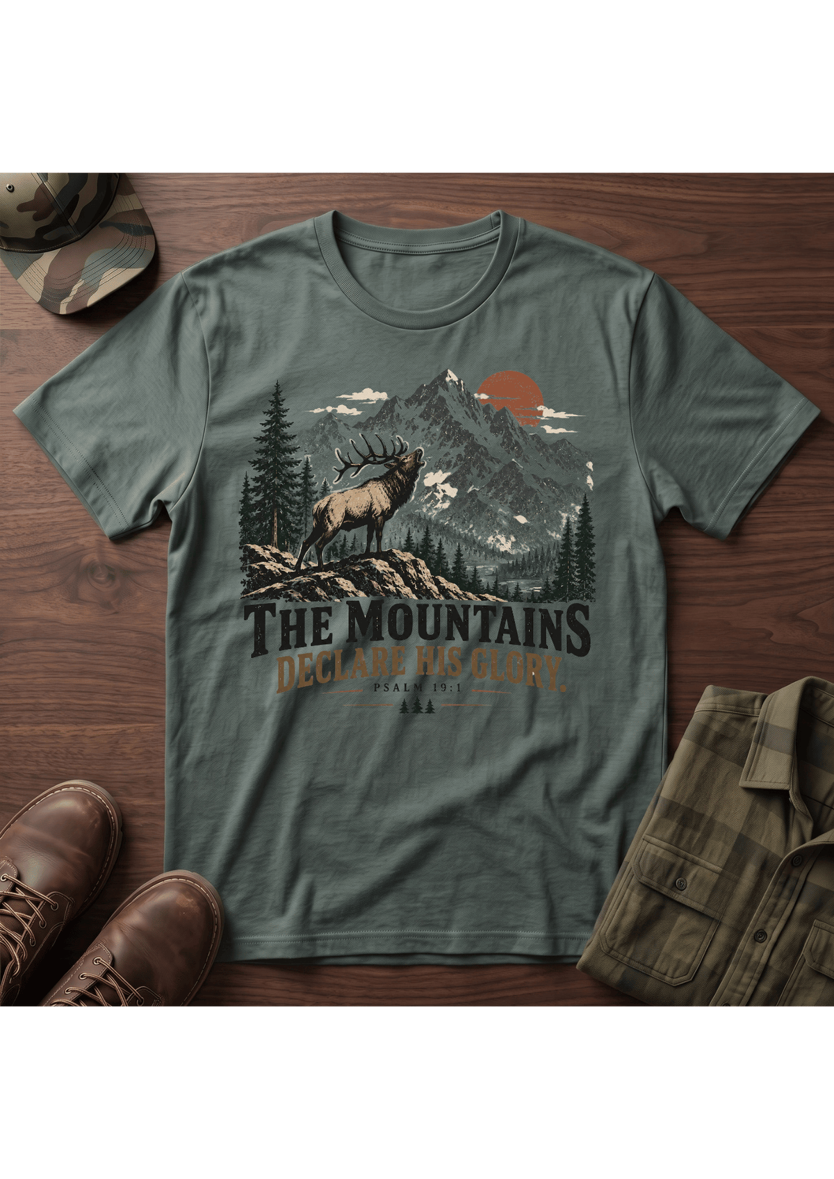 Psalm 19:1 Elk T-SHIRT
