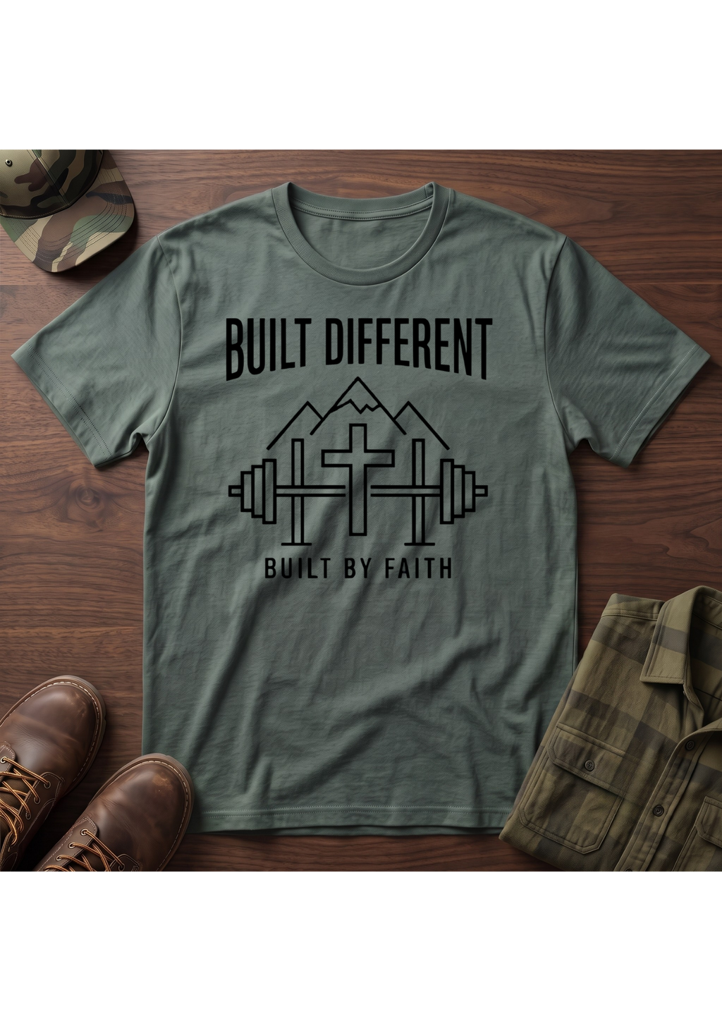 Built by Faith T-Shirt