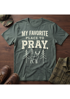 Favorite Place to Pray T-Shirt