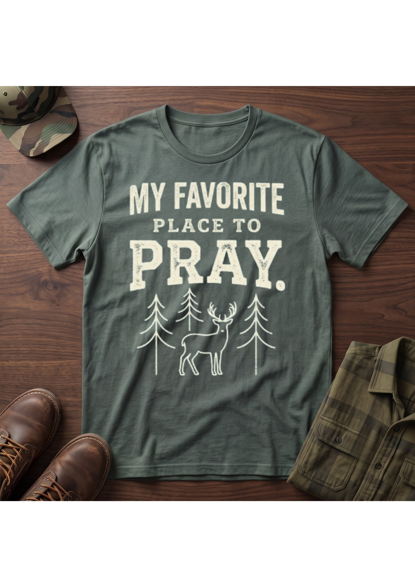 Favorite Place to Pray T-Shirt