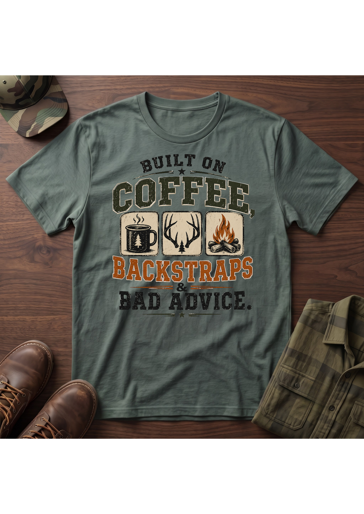 Coffee & Backstraps T-Shirt