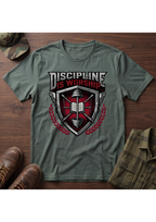 Discipline is Worship Shield T-Shirt
