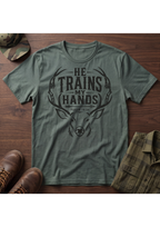PSALM 18:34 BUCK T-SHIRT
