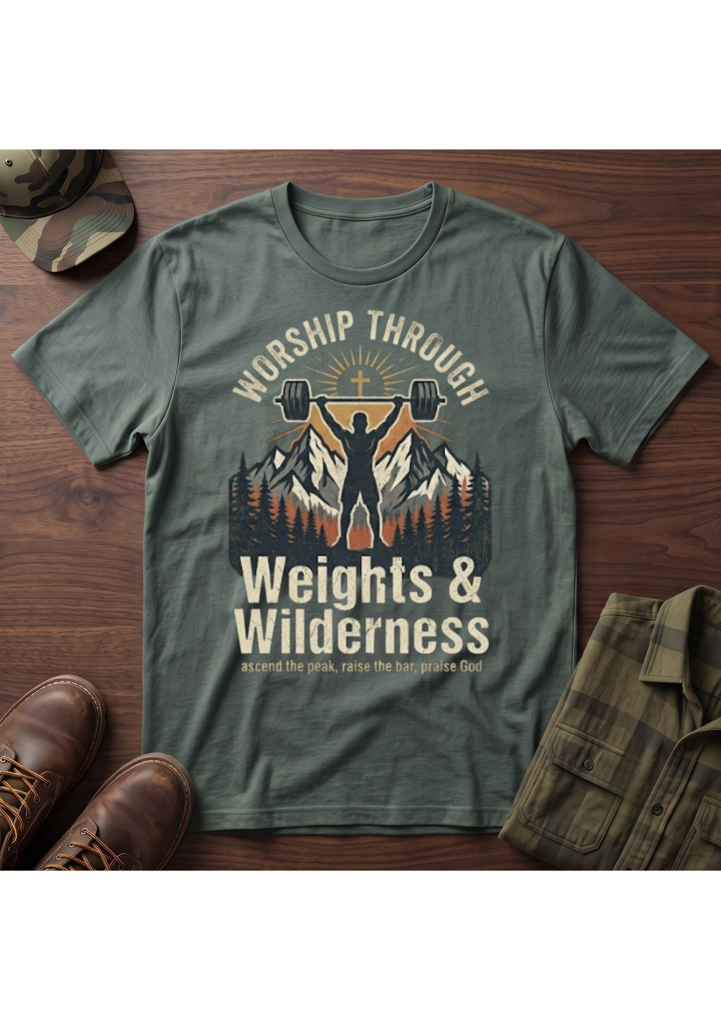 Worship Weights Wilderness T-Shirt
