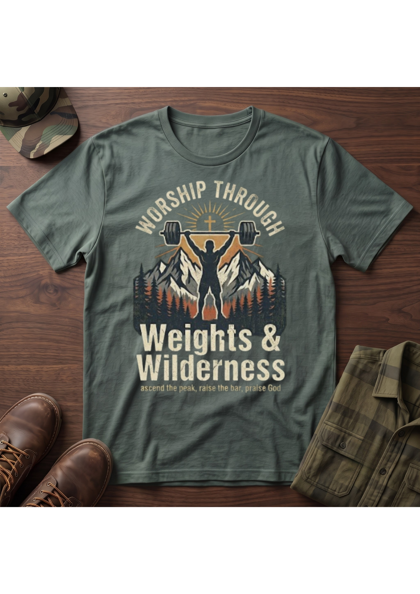 Worship Weights Wilderness T-Shirt