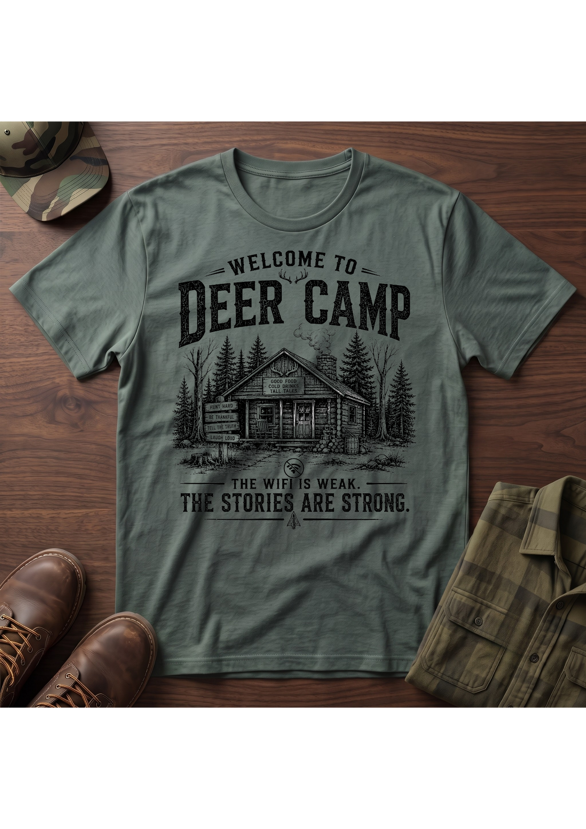 Deer Camp Welcome T-SHIRT