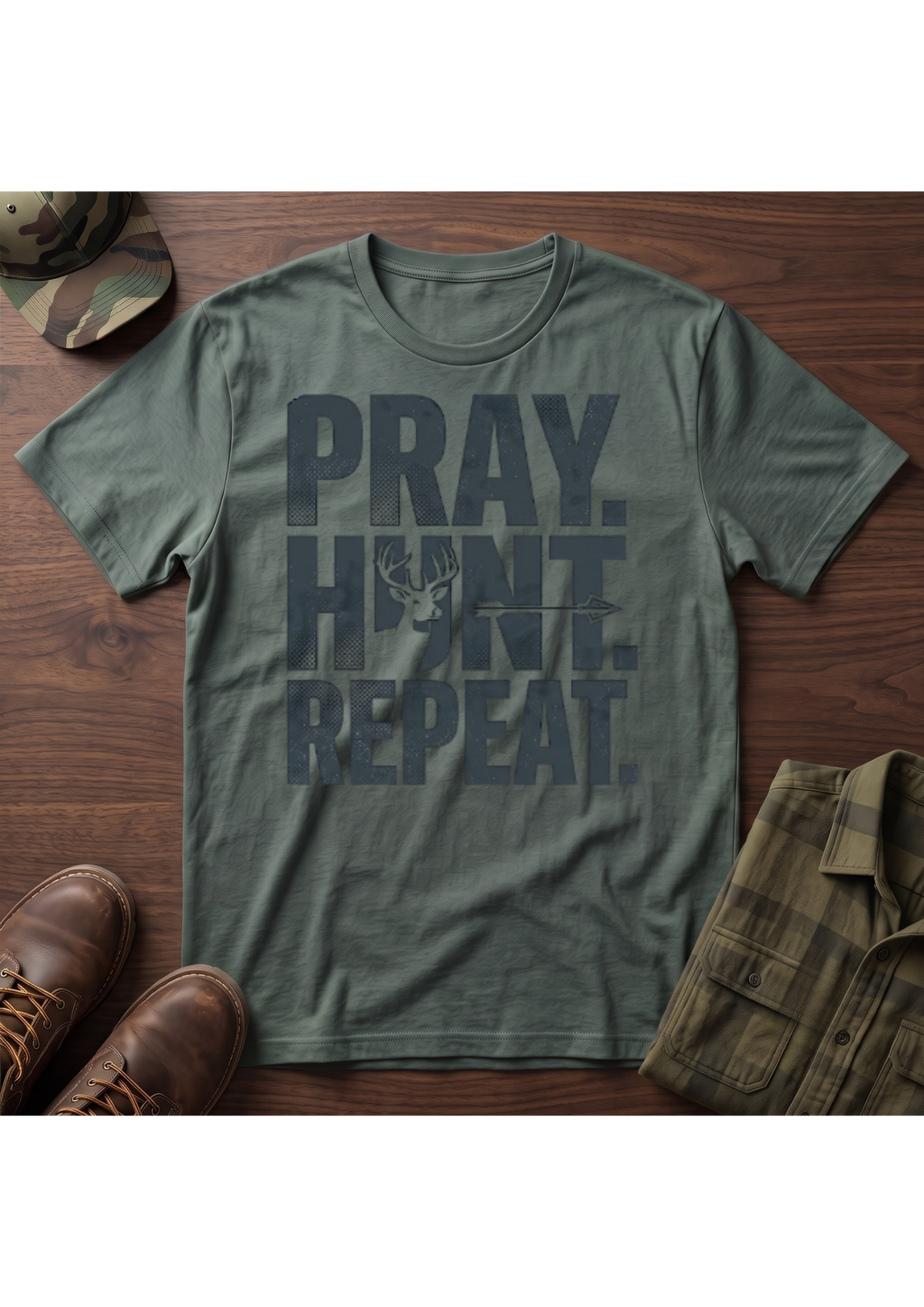 Pray, Hunt, Repeat T-Shirt