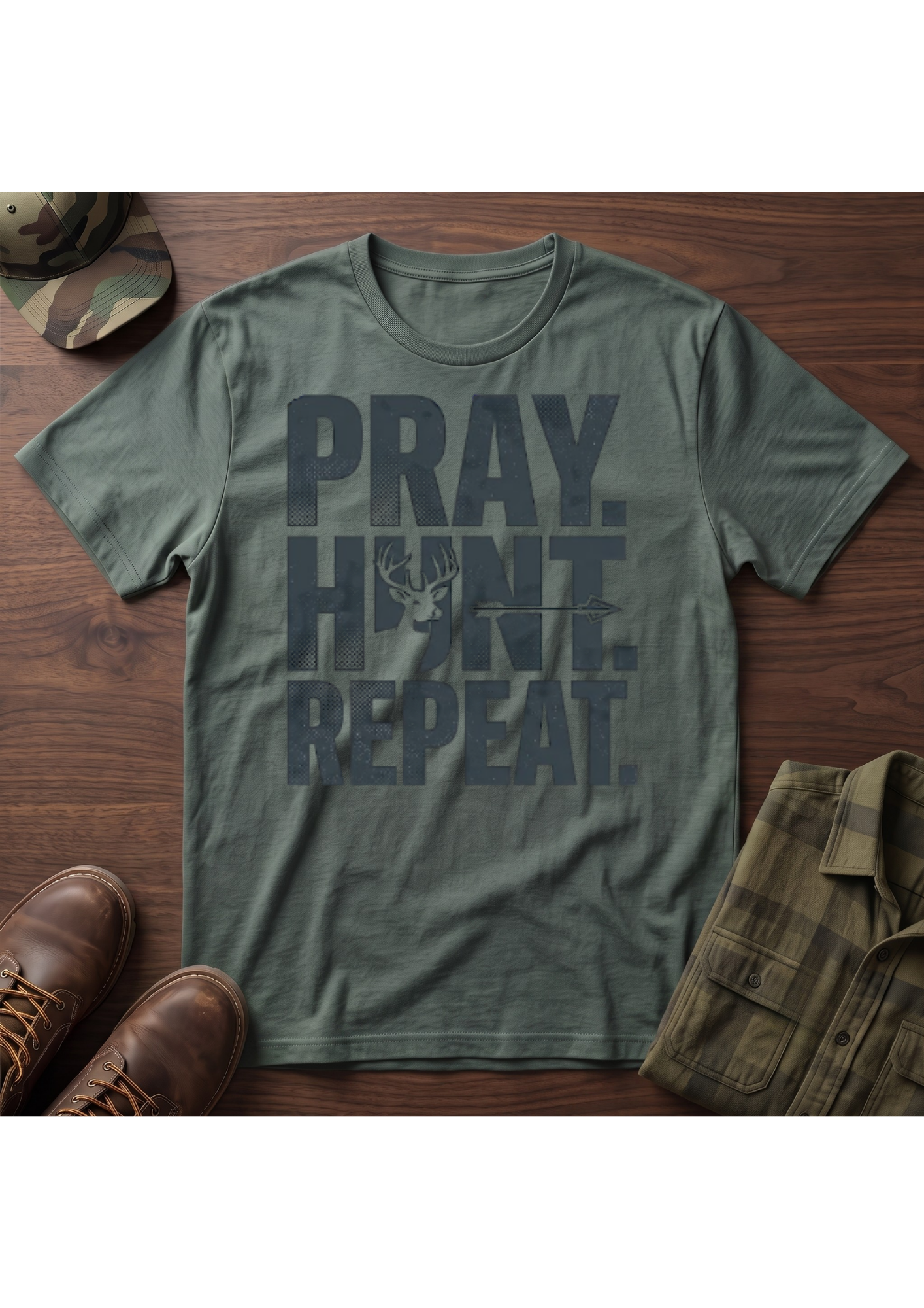 Pray, Hunt, Repeat T-Shirt