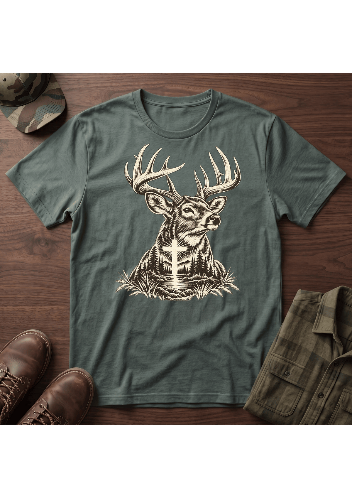 Buck Cross T-Shirt