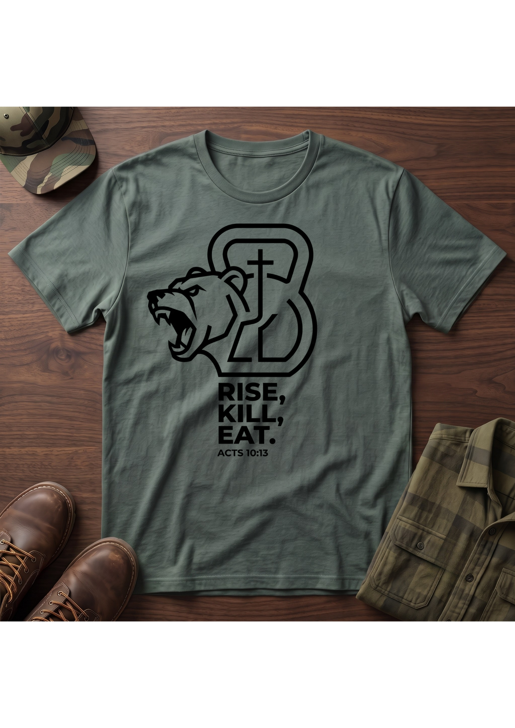 RKE Cross, Bear KB T-Shirt