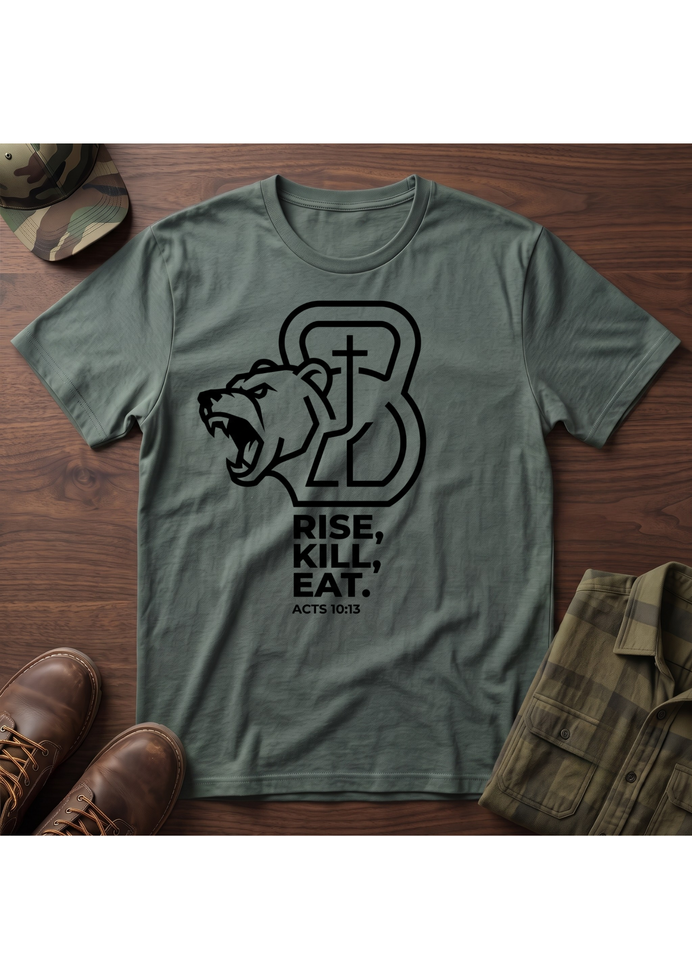 RKE Cross, Bear KB T-Shirt