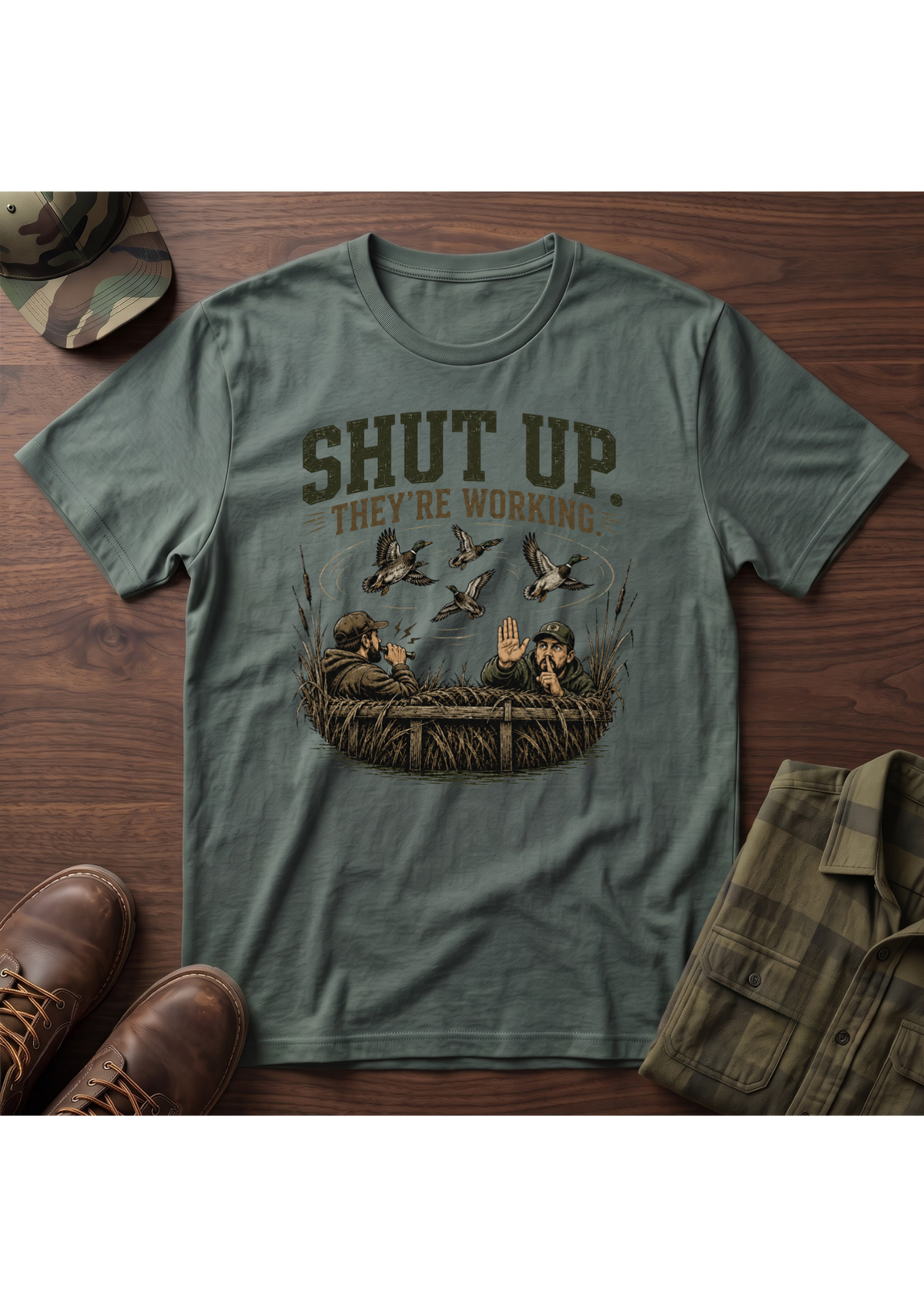 They're Working T-SHIRT