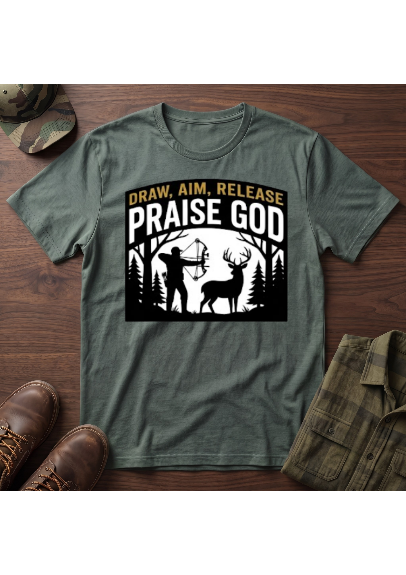 Draw, Aim, Release, Praise T-Shirt