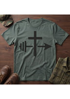 Cross, Barbell Arrow T-Shirt