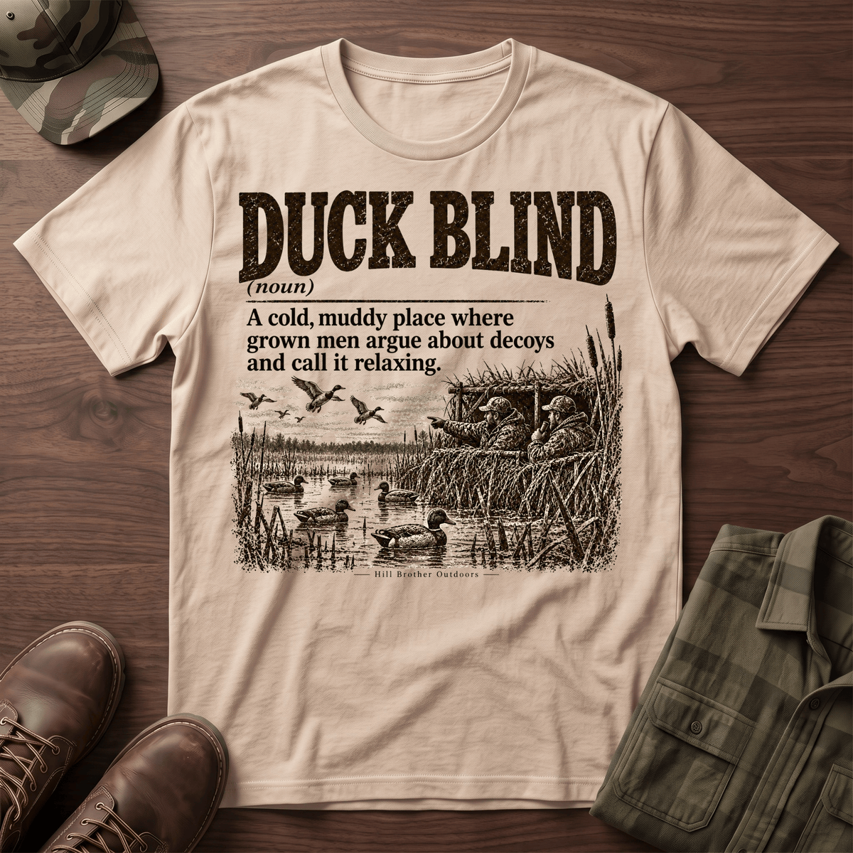 Duck Blind Definition T-Shirt