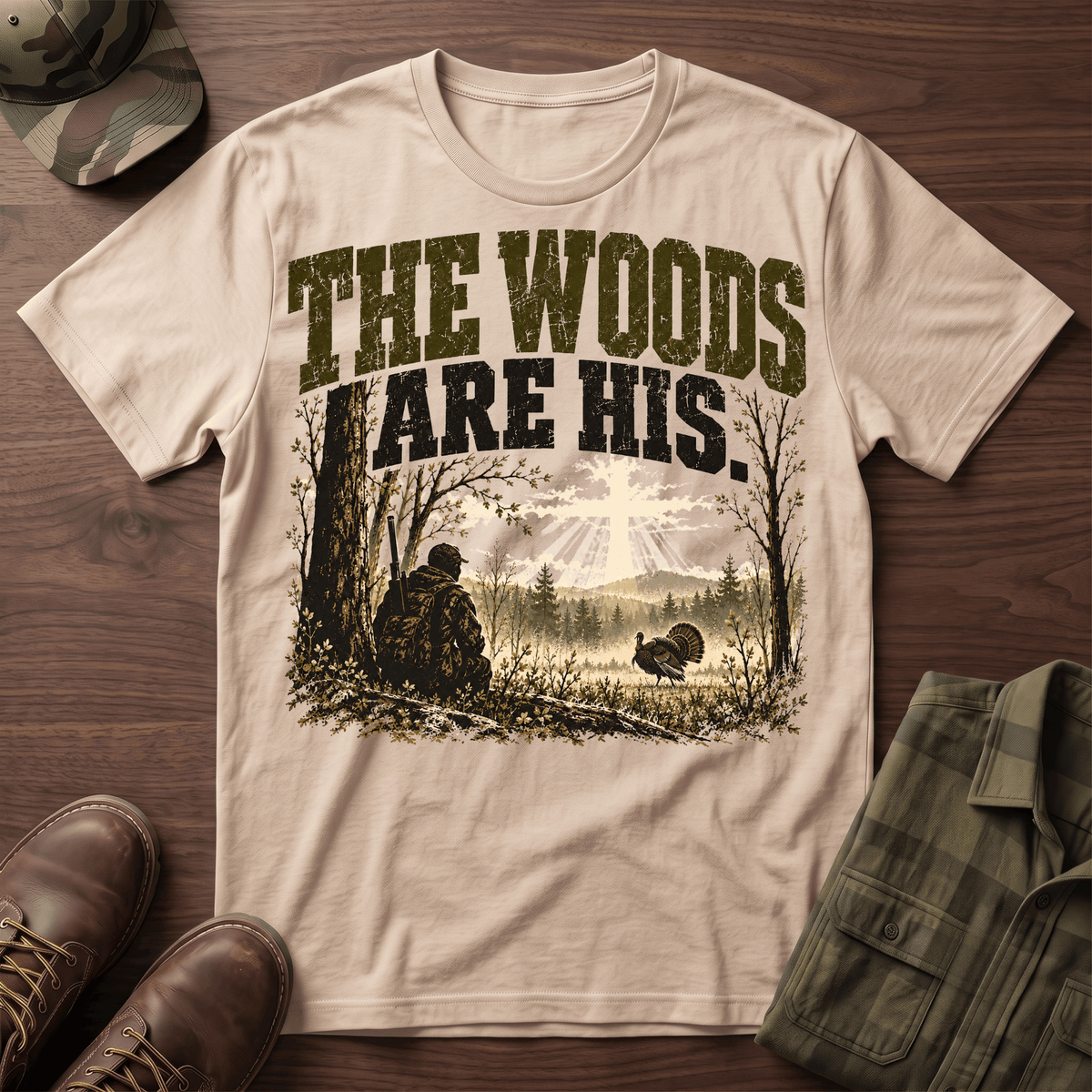Woods Are His T-Shirt