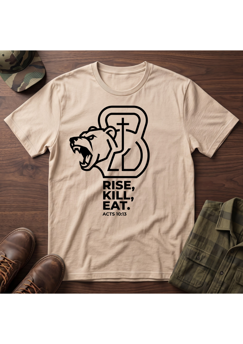 RKE Cross, Bear KB T-Shirt