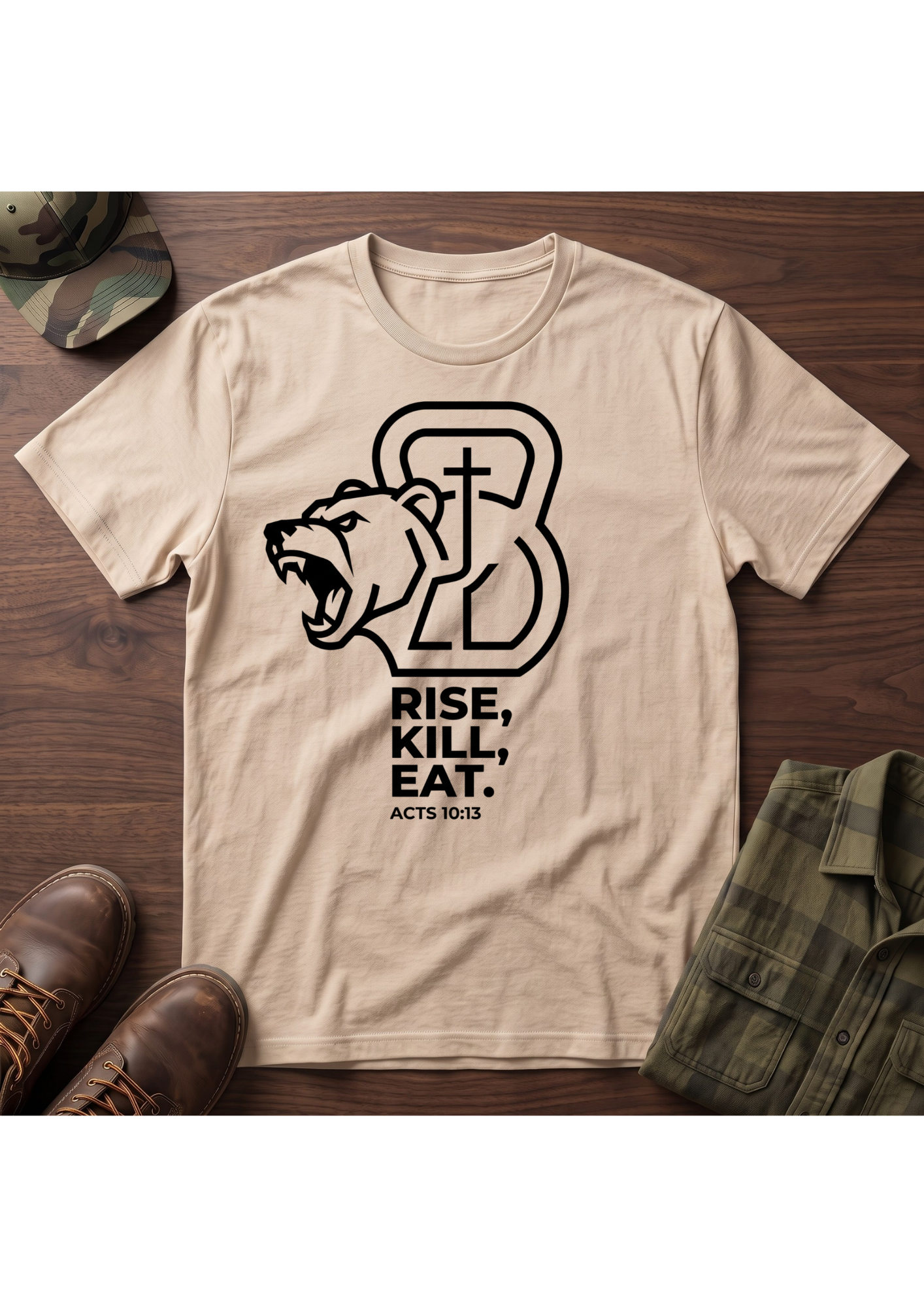 RKE Cross, Bear KB T-Shirt