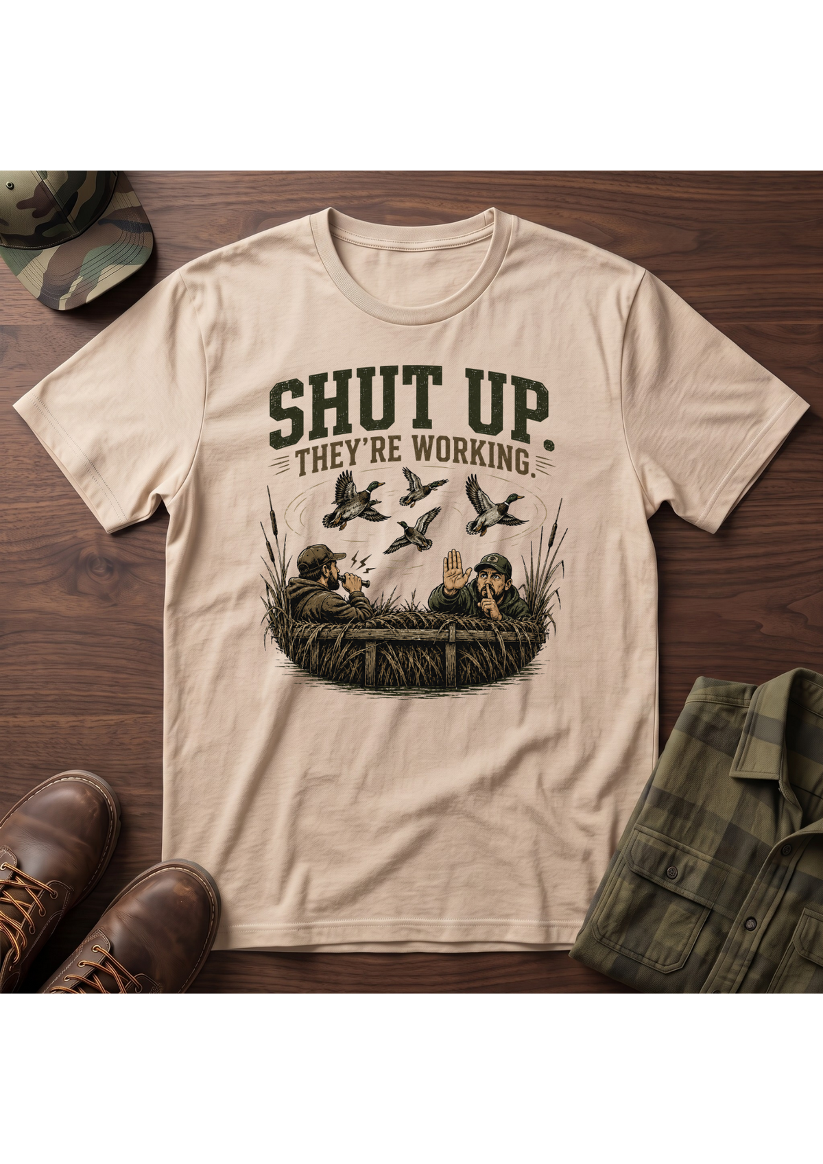 They're Working T-SHIRT