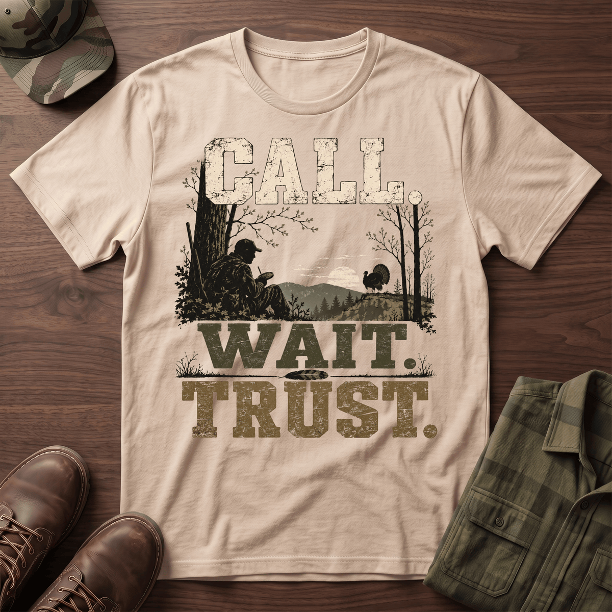 Call Wait Trust T-Shirt