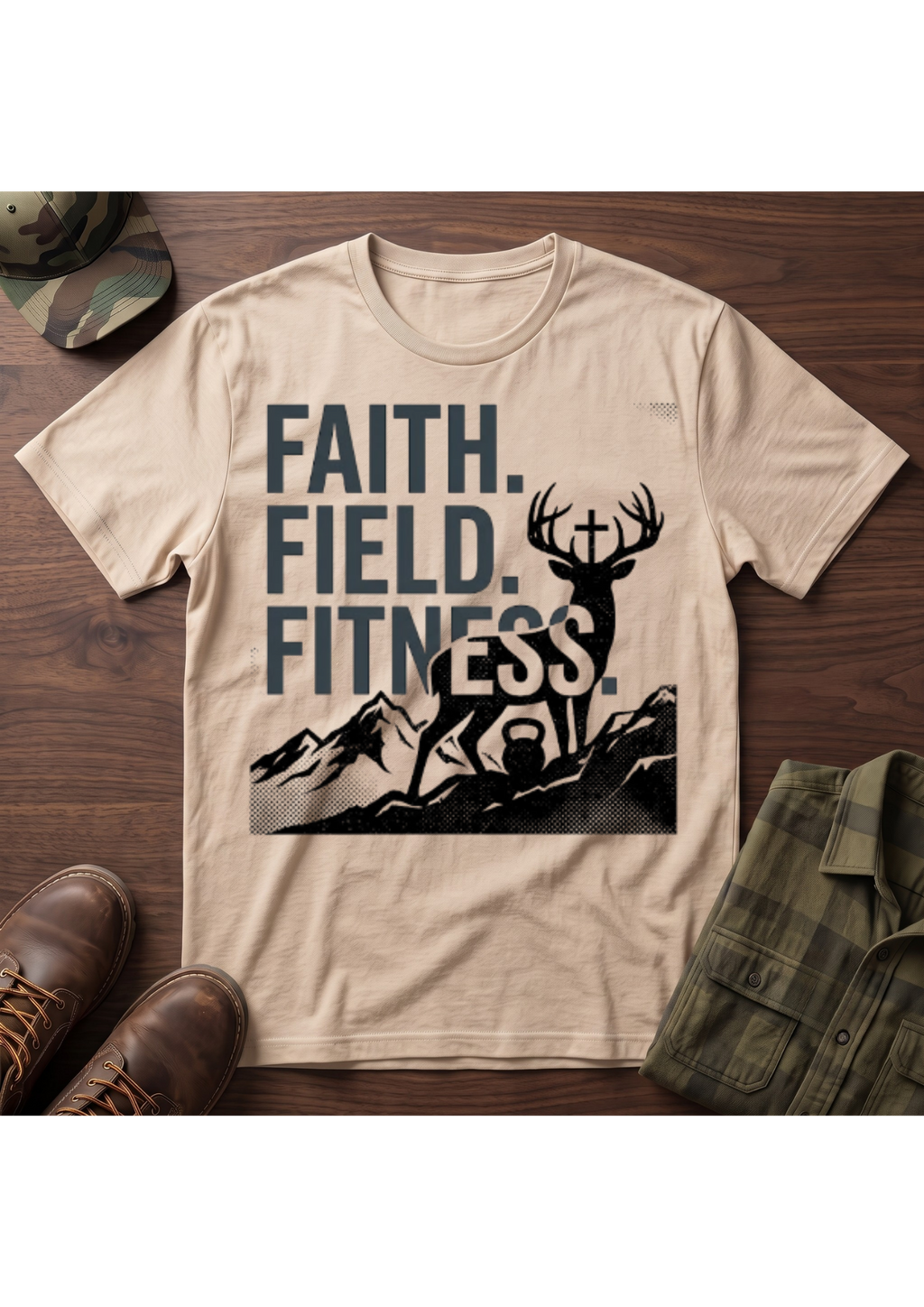 Faith, Field, Fitness T-Shirt