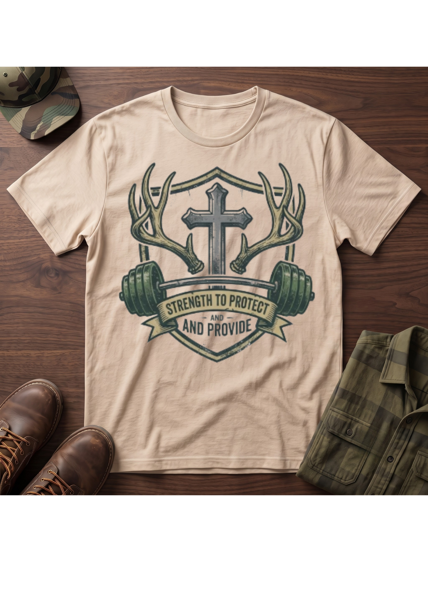 Strength Protect Provide T-Shirt