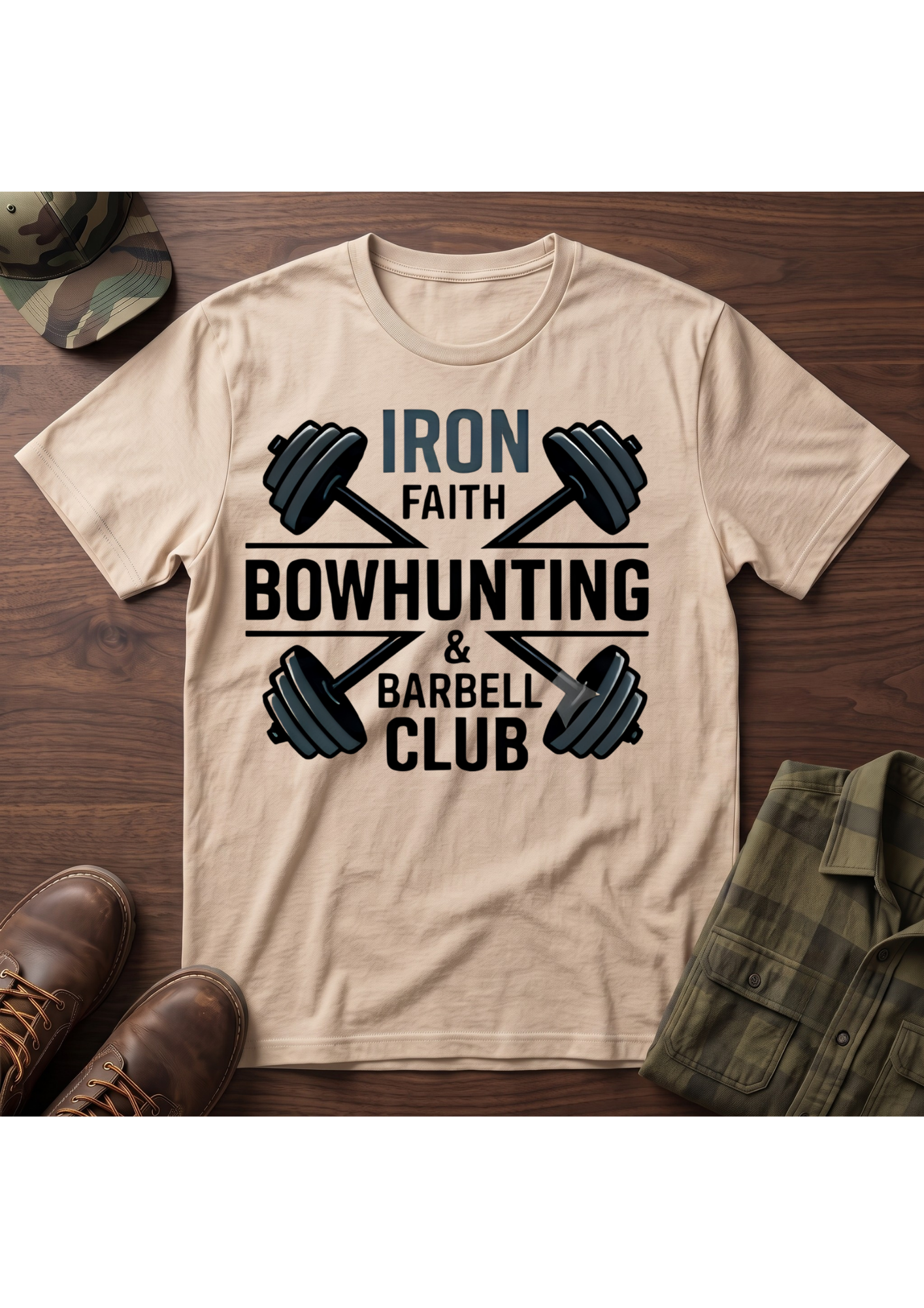 Iron Faith Barbell T-Shirt