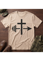 Cross, Barbell Arrow T-Shirt