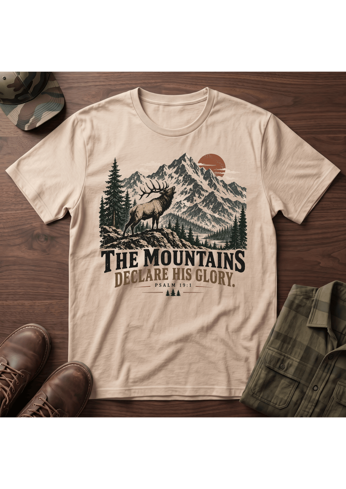 Psalm 19:1 Elk T-SHIRT