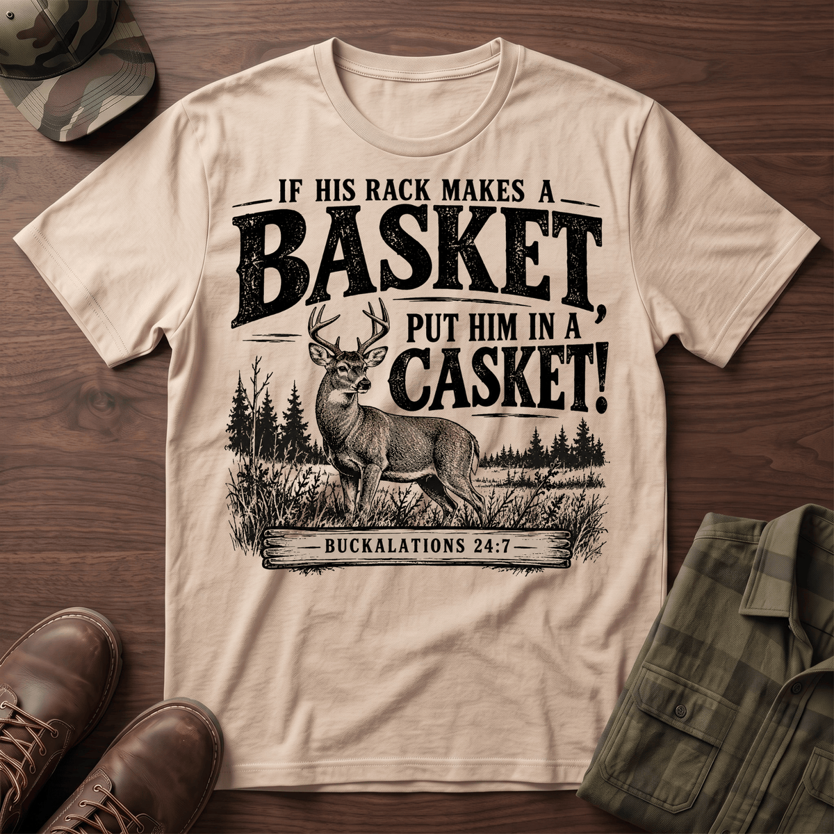 Basket Rack Casket T-Shirt