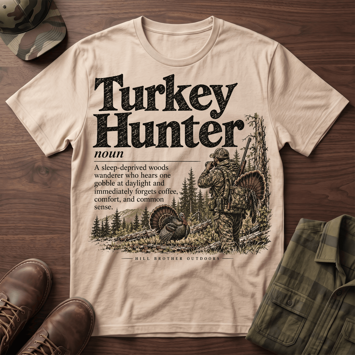 Turkey Hunter Definition T-Shirt