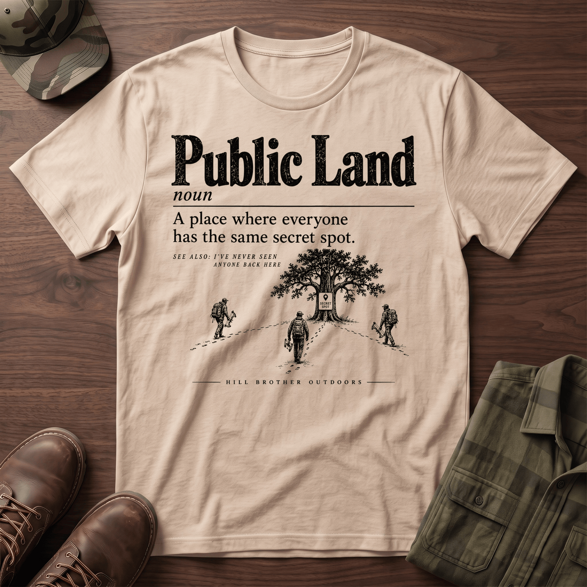 Public Land Definition T-Shirt