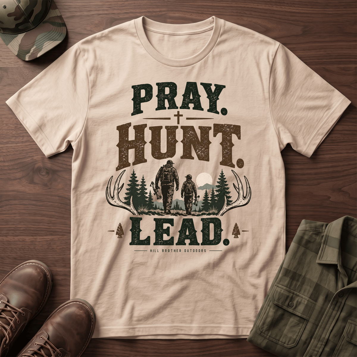 Pray Hunt Lead T-Shirt