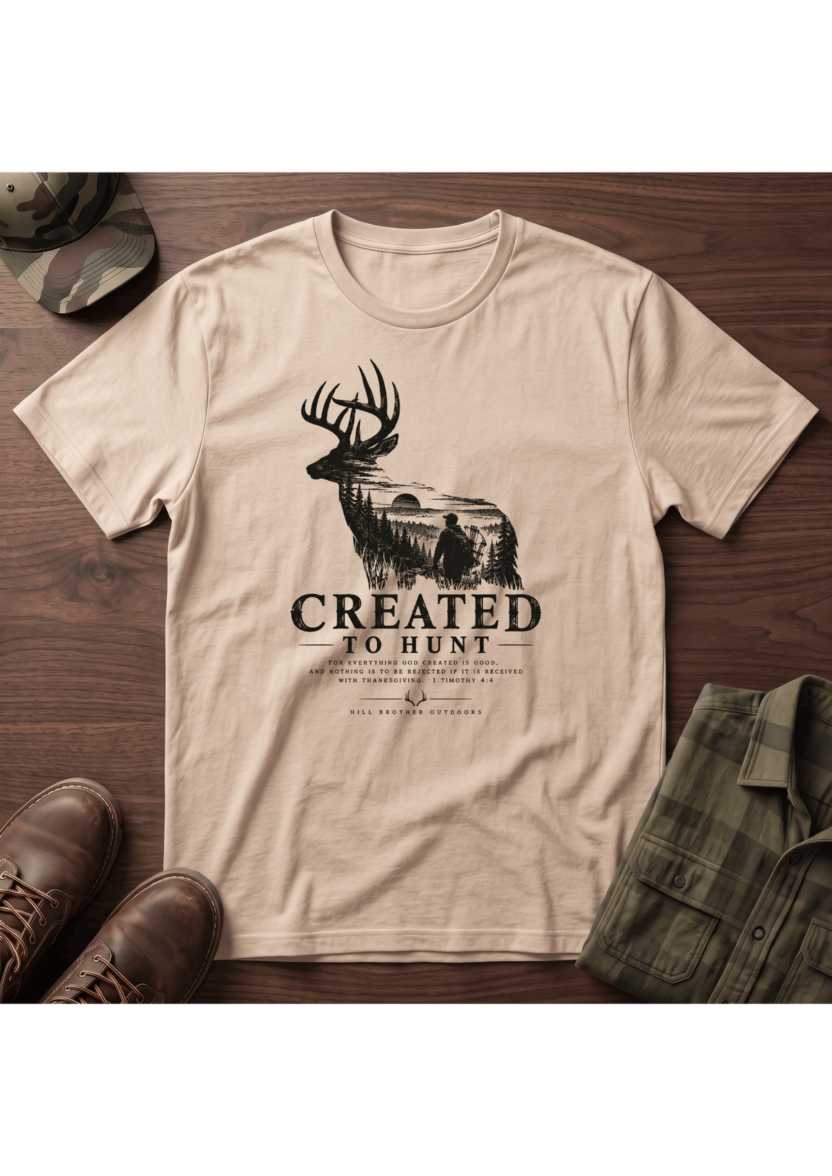 Created to Hunt T-SHIRT