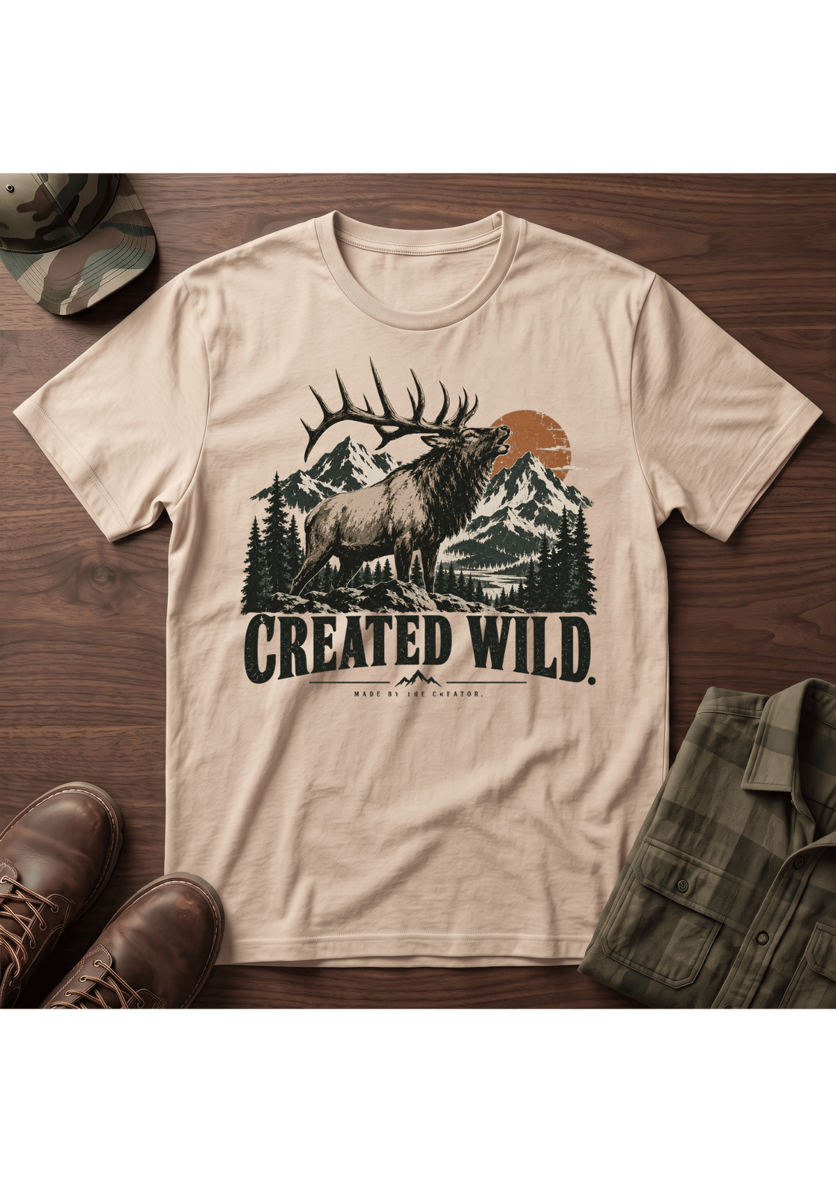 Created Wild Elk T-SHIRT