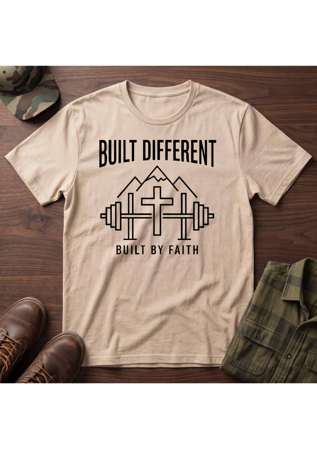 Built by Faith T-Shirt