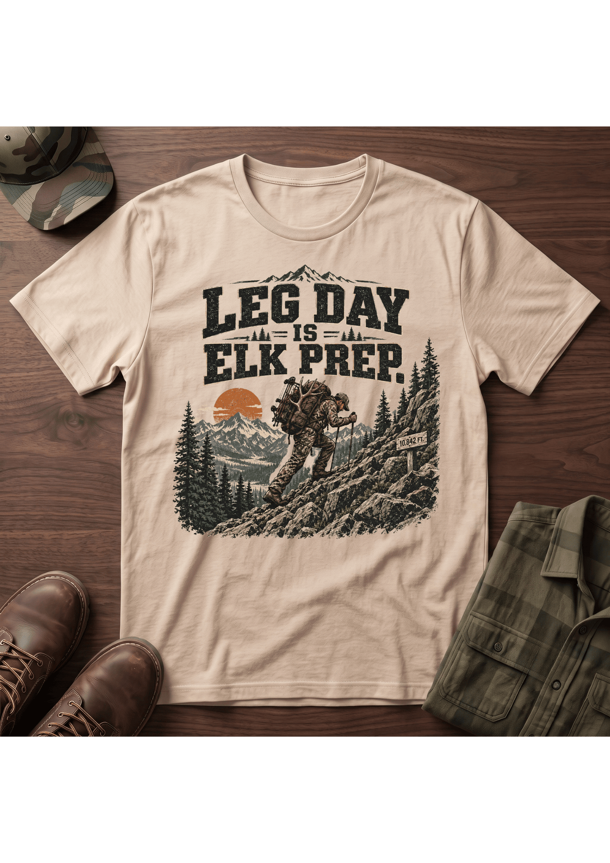Leg Day Elk T-SHIRT