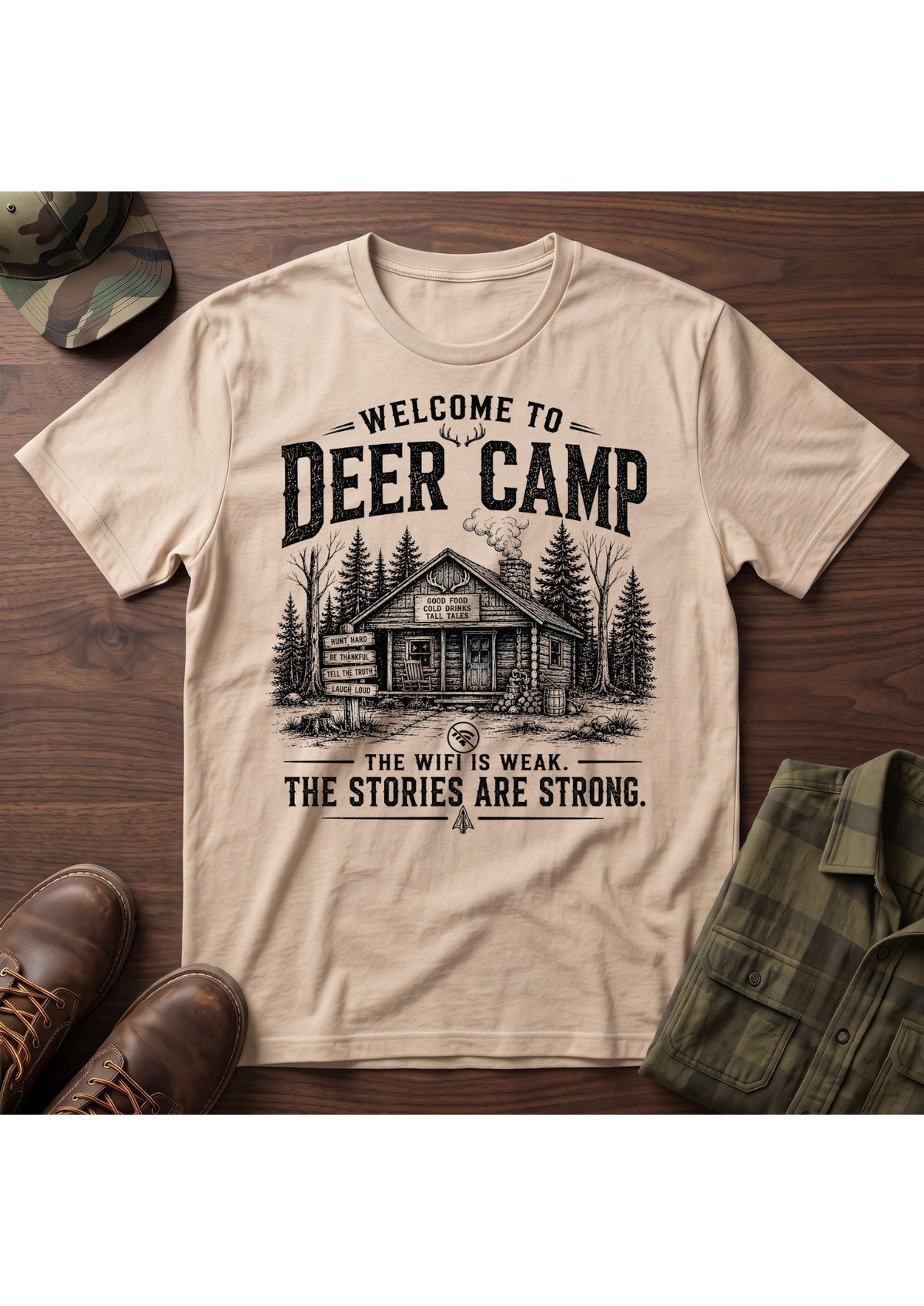 Deer Camp Welcome T-SHIRT