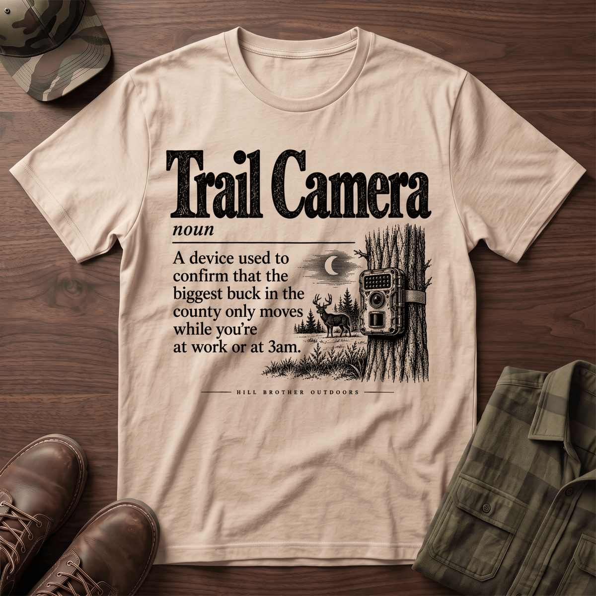 Trail Camera Definition T-Shirt